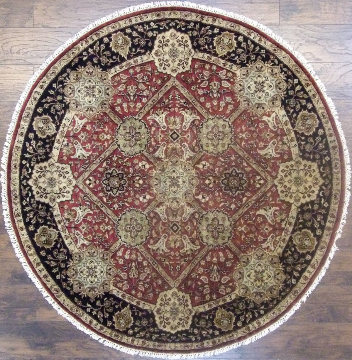 6x6 Traditional Hand-Knotted Wool rug, Rug #101-466
