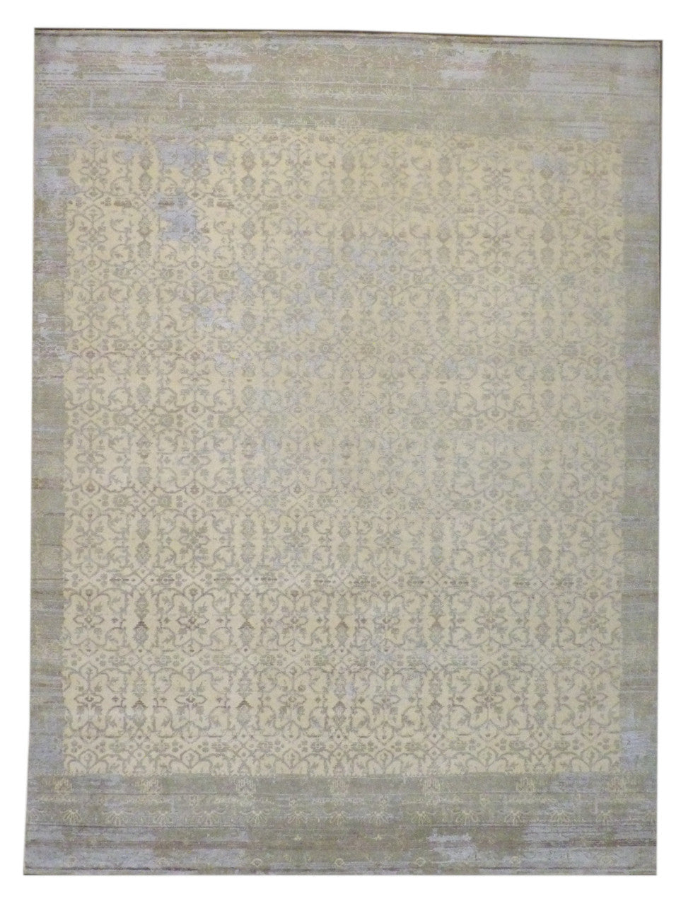 9x12 Transitional Hand-Knotted Silk rug, Rug #101-768