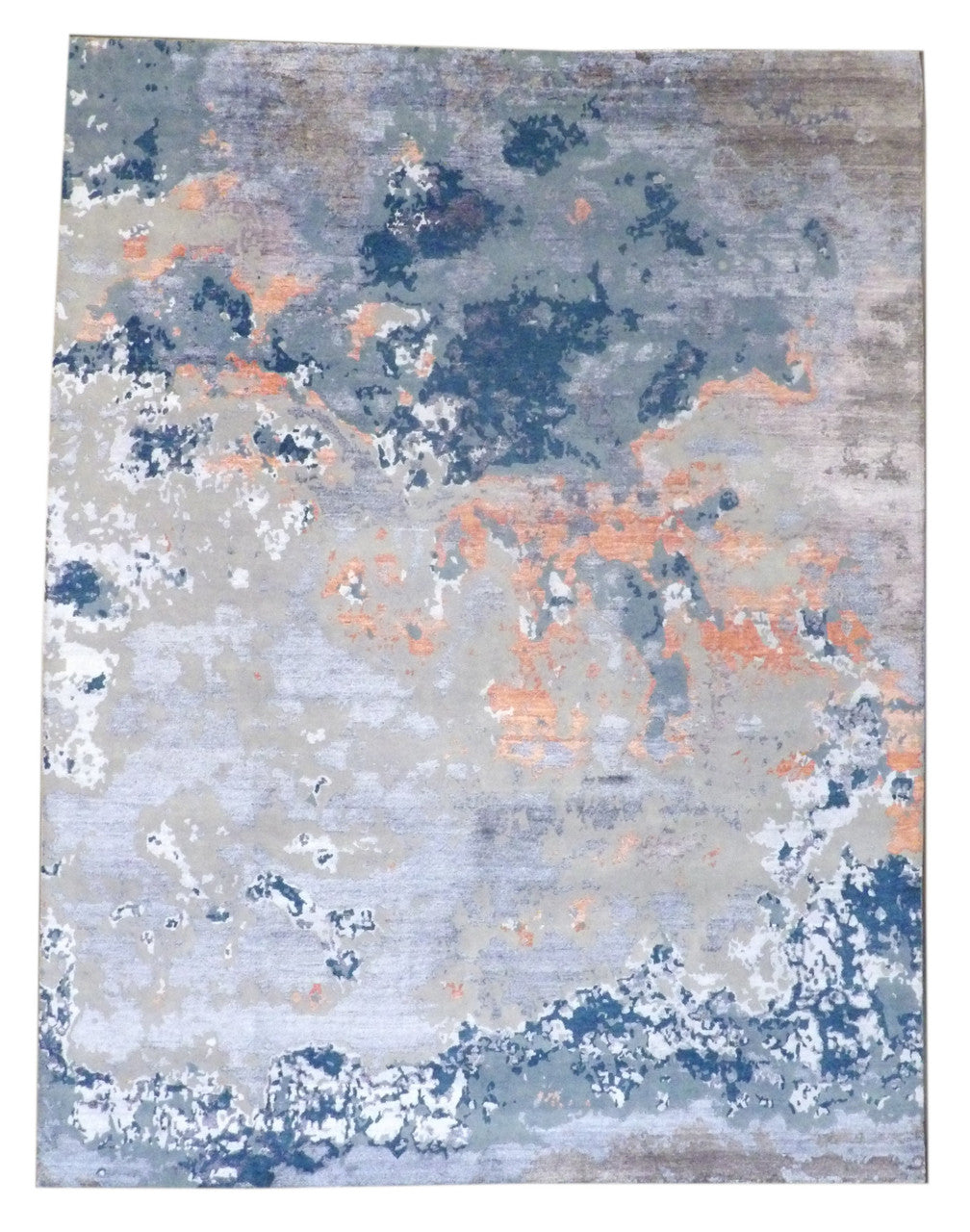 9x12 Modern Hand-Knotted Silk rug, Rug #101-776