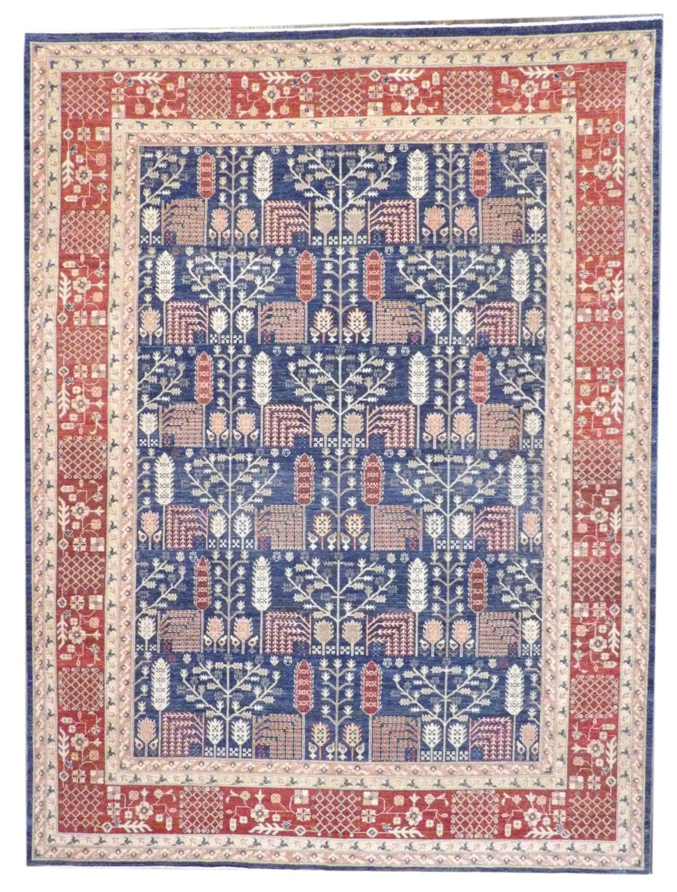 9x12 Oushak Hand-Knotted Wool rug, Rug #101-11379