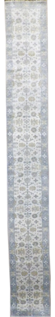 2x20 Oushak Hand-Knotted Wool rug, Rug #101-1189