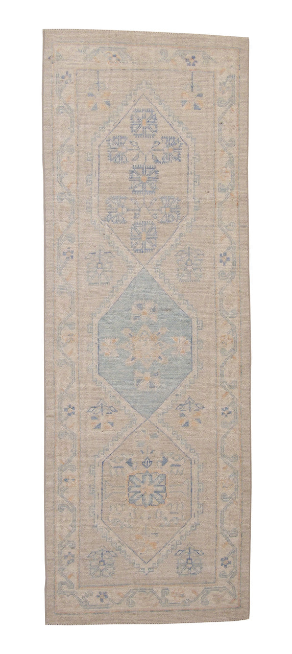 3x9 Oushak Hand-Knotted Wool rug, Rug #101-20351