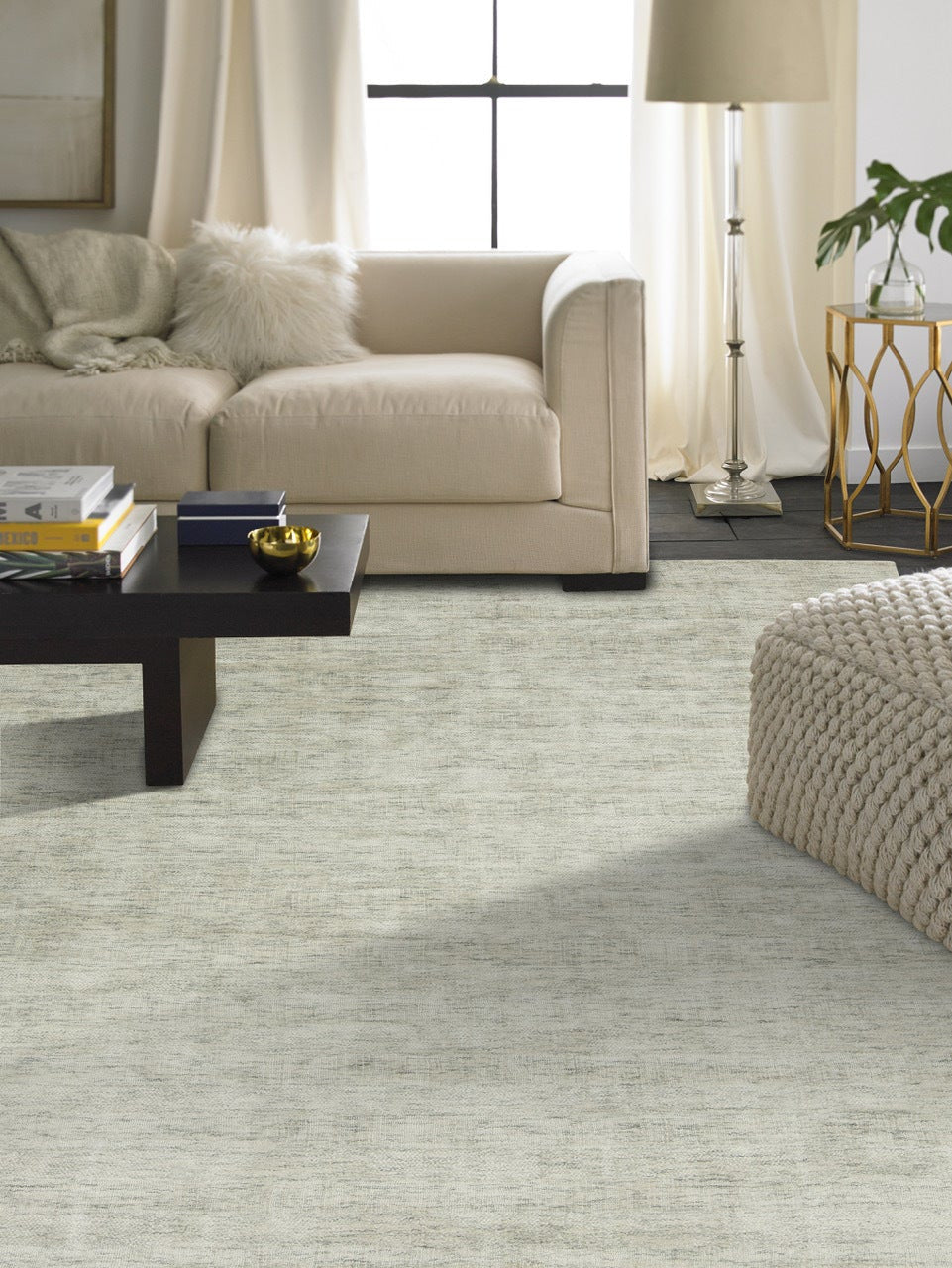 7'6" x 9'6" Modern Hand Loom Silk rug, Rug #AE2461