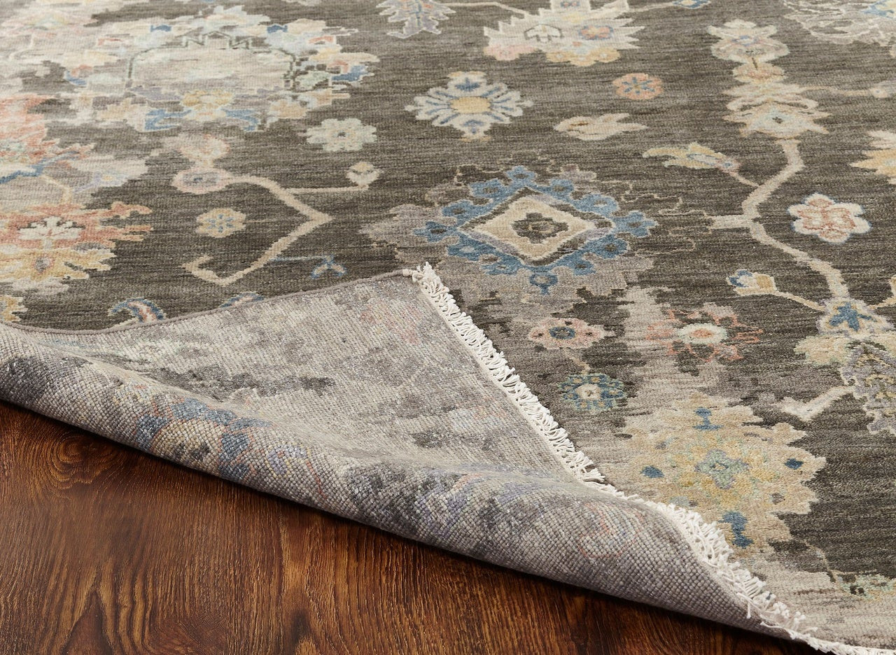 6' x 9' Oushak Hand-Knotted Silk rug, Rug #AK4241