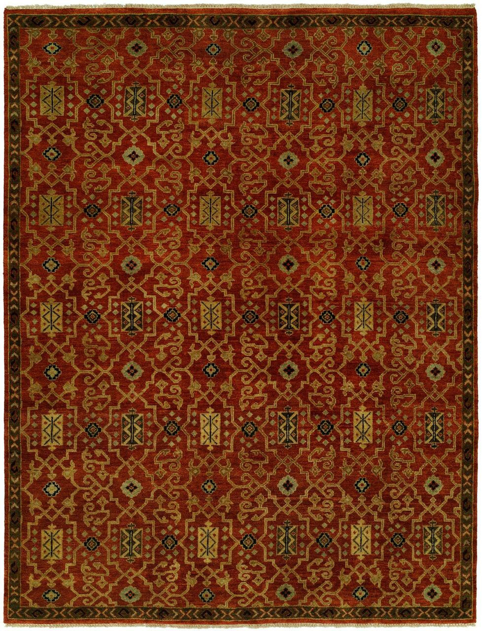 2' x 3' Ikat Hand-Knotted Wool rug, Rug #AN0411