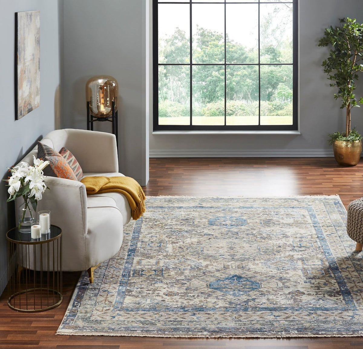 9' x 12' Southwestern Hand-Knotted Wool rug, Rug #CN2851