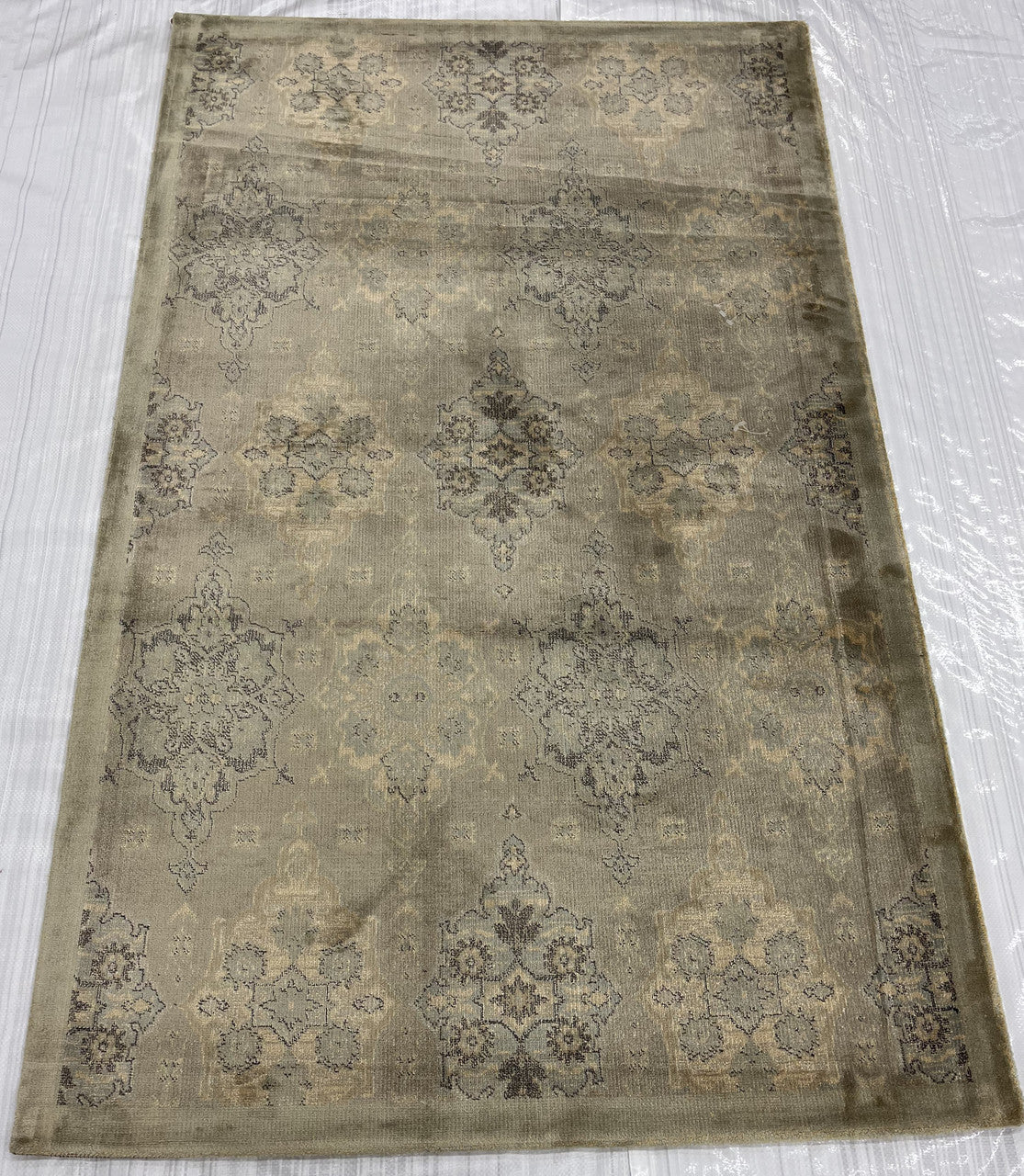 3x5 Transitional Hand-Knotted Wool rug, Rug #EB-10