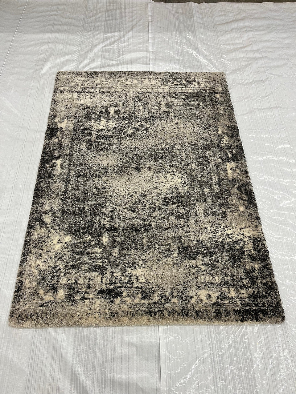 4x6 Transitional Hand-Knotted Wool rug, Rug #EB-17