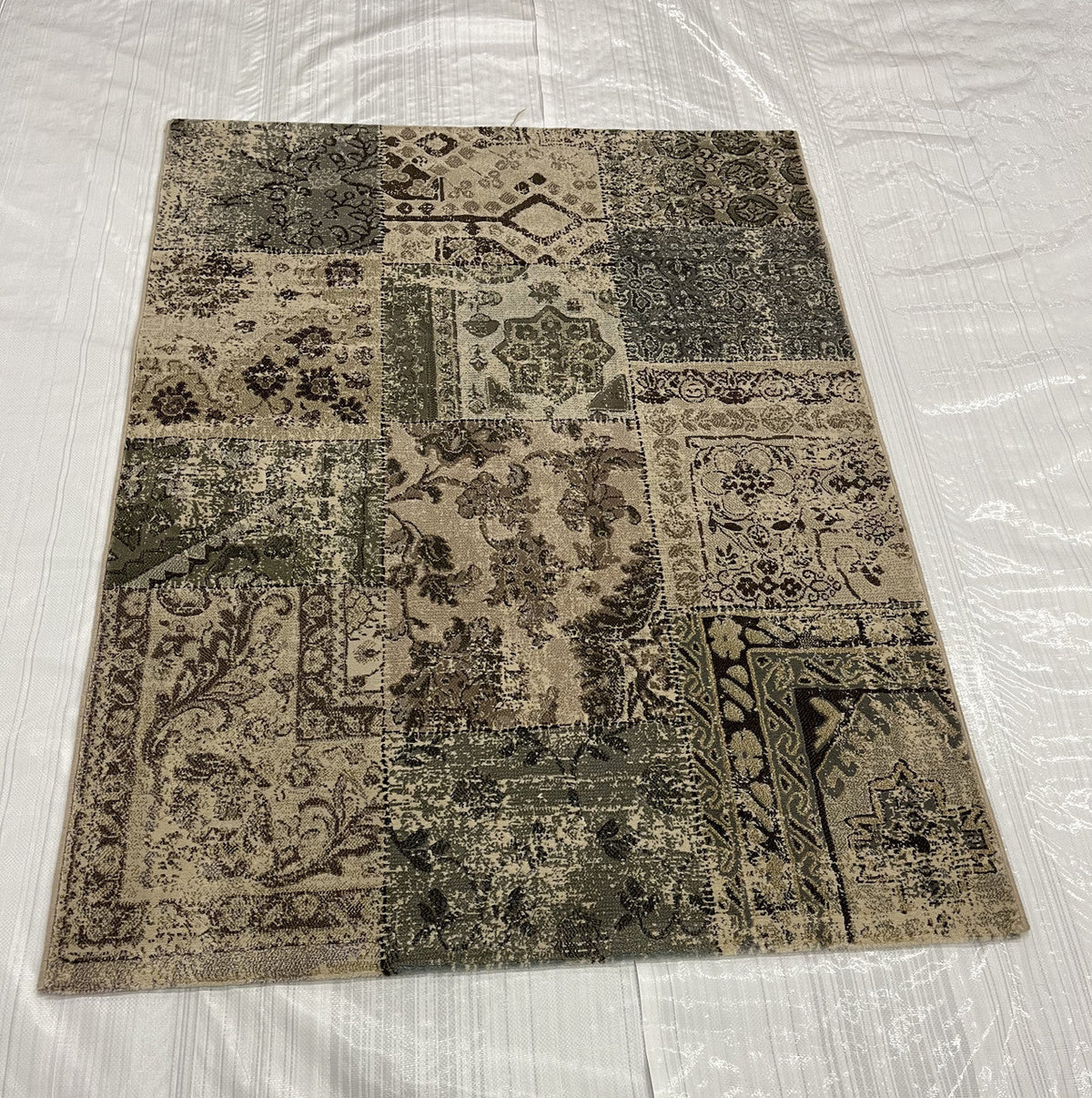 4x6 Modern Hand-Knotted Wool rug, Rug #EB-53