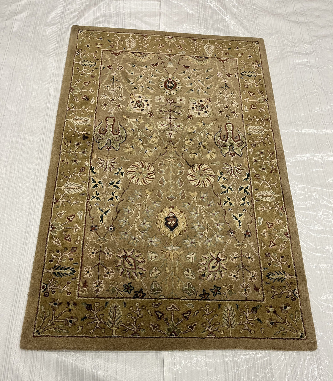 4x6 Modern Hand-Knotted Wool rug, Rug #EB-58