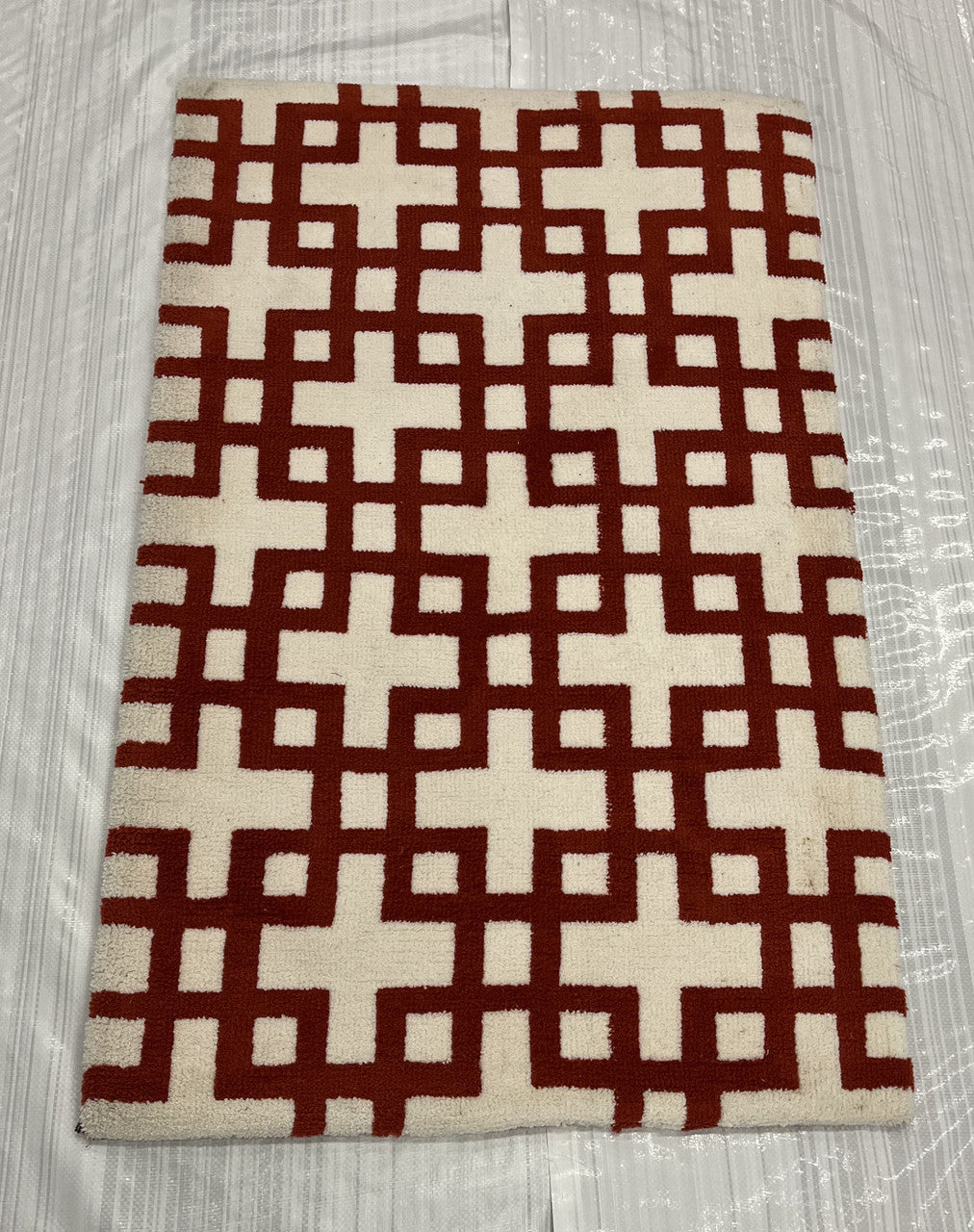 2x4 Modern Hand-Knotted Wool rug, Rug #EB-74