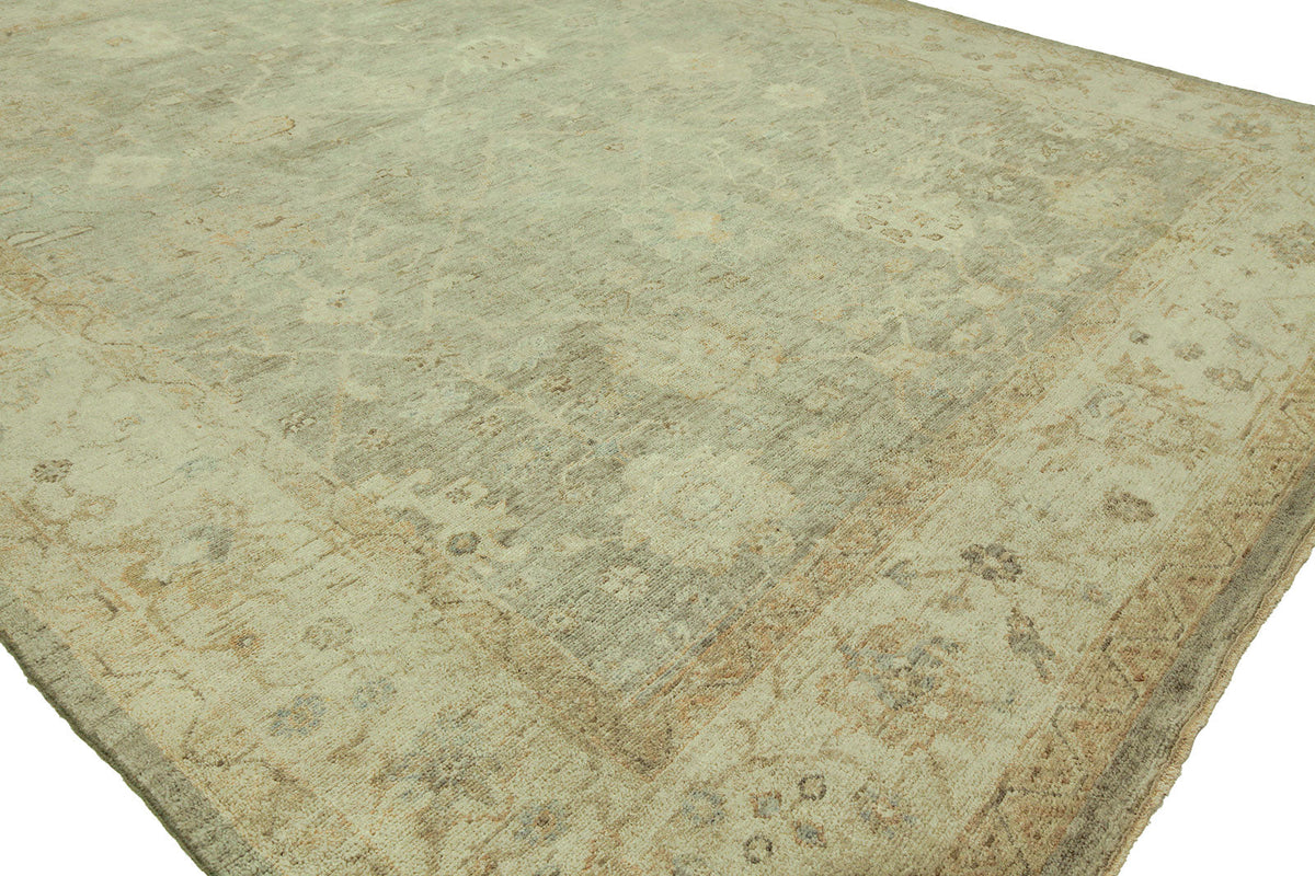 3' x 5' Oushak Hand-Knotted Wool rug, Rug #KZ1231