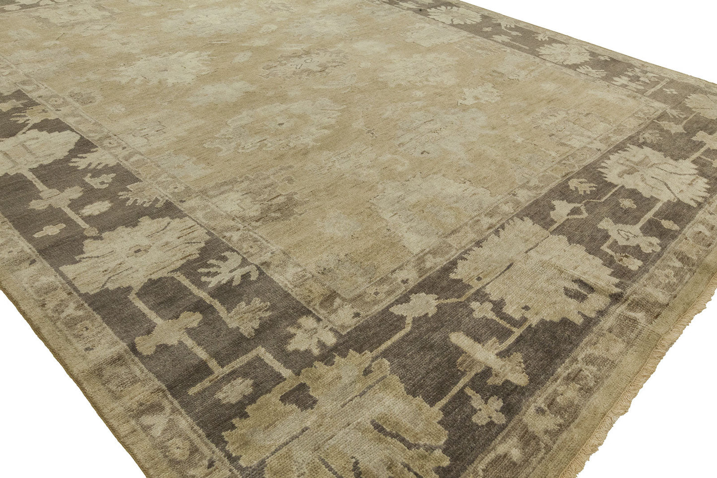 3' x 5' Oushak Hand-Knotted Wool rug, Rug #KZ1291