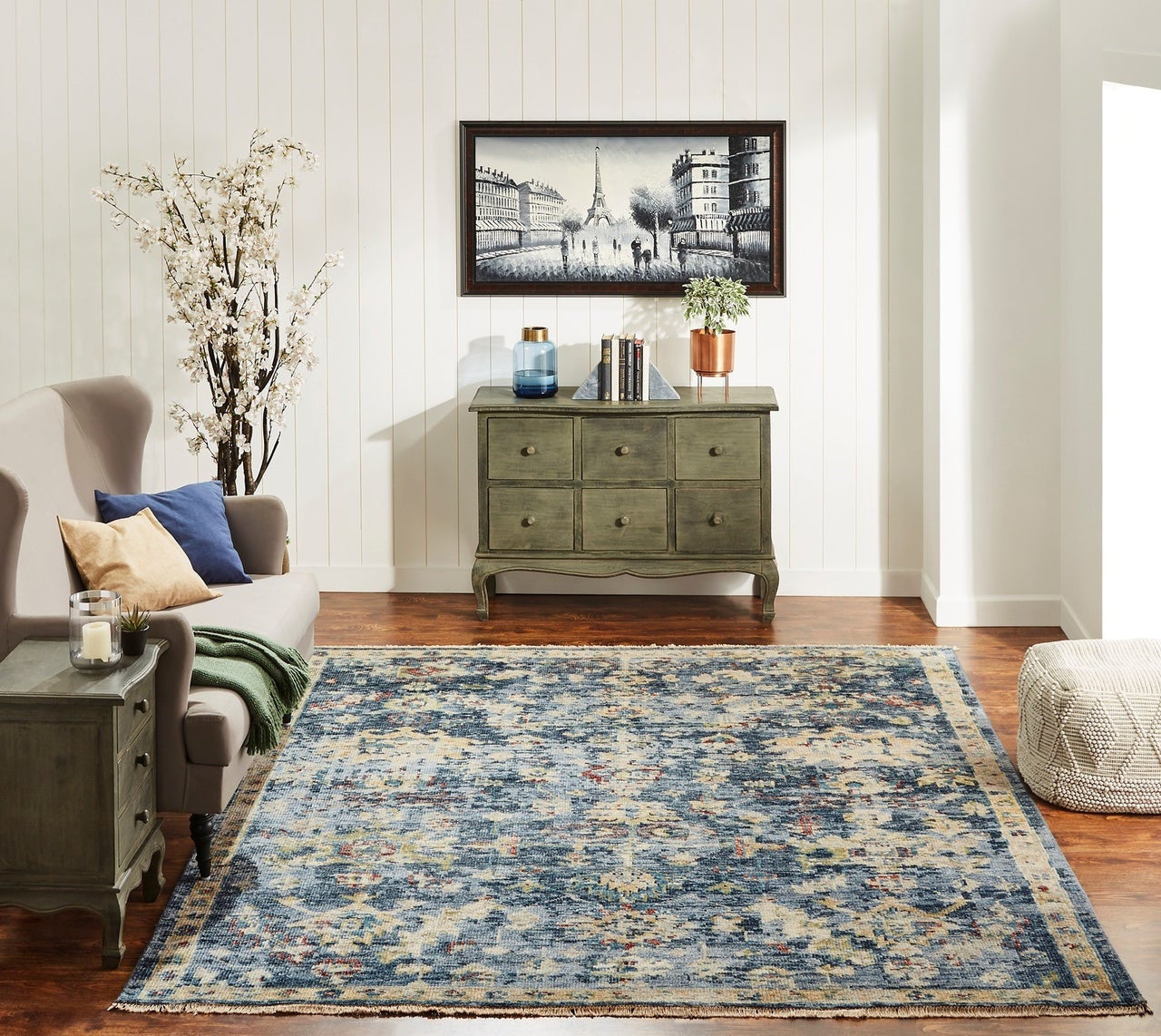 6' x 9' Oushak Hand-Knotted Wool rug, Rug #LL7531