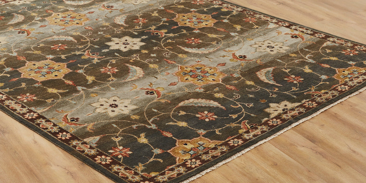 10' x 14' Oushak Hand-Knotted Wool rug, Rug #MR5601