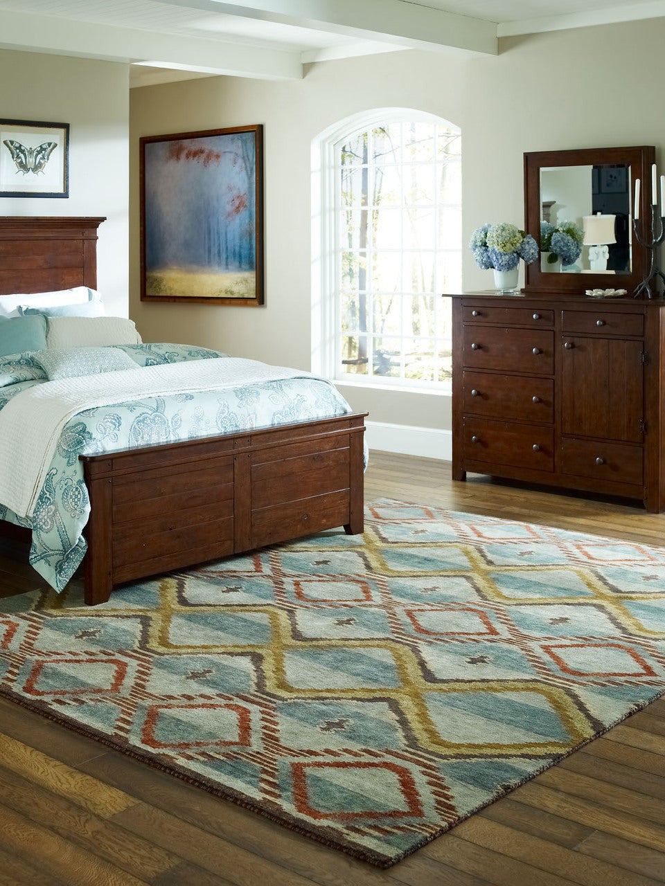3' x 5' Southwestern Hand-Knotted Wool rug, Rug #MV6911