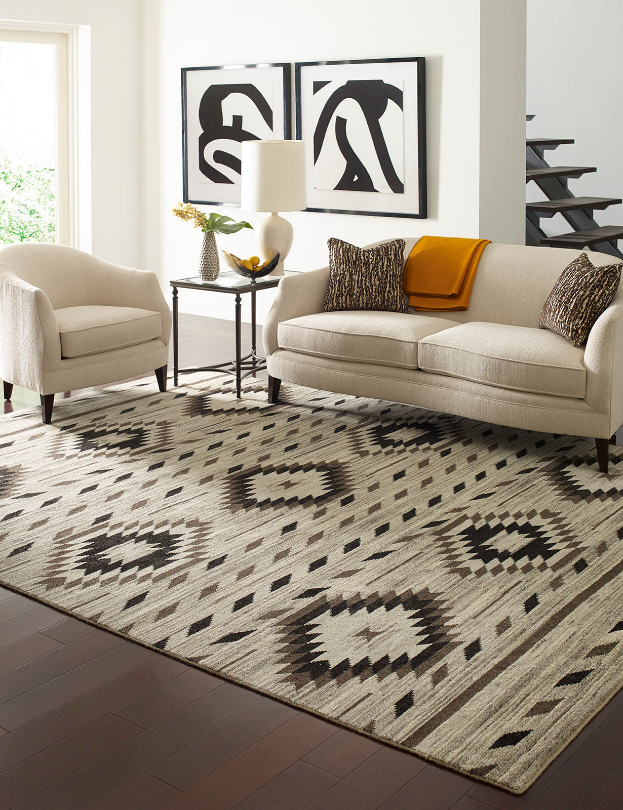 3' x 5' Southwestern Hand-Knotted Wool rug, Rug #MV7071