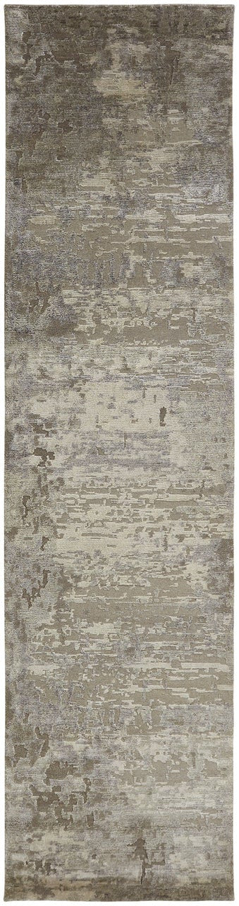 6' x 9' Modern Hand-Knotted Silk rug, Rug #NL3891