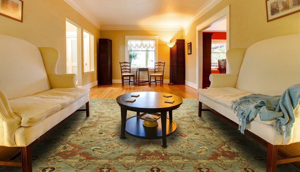 6' x 9' Oushak Hand-Knotted Wool rug, Rug #OU4491