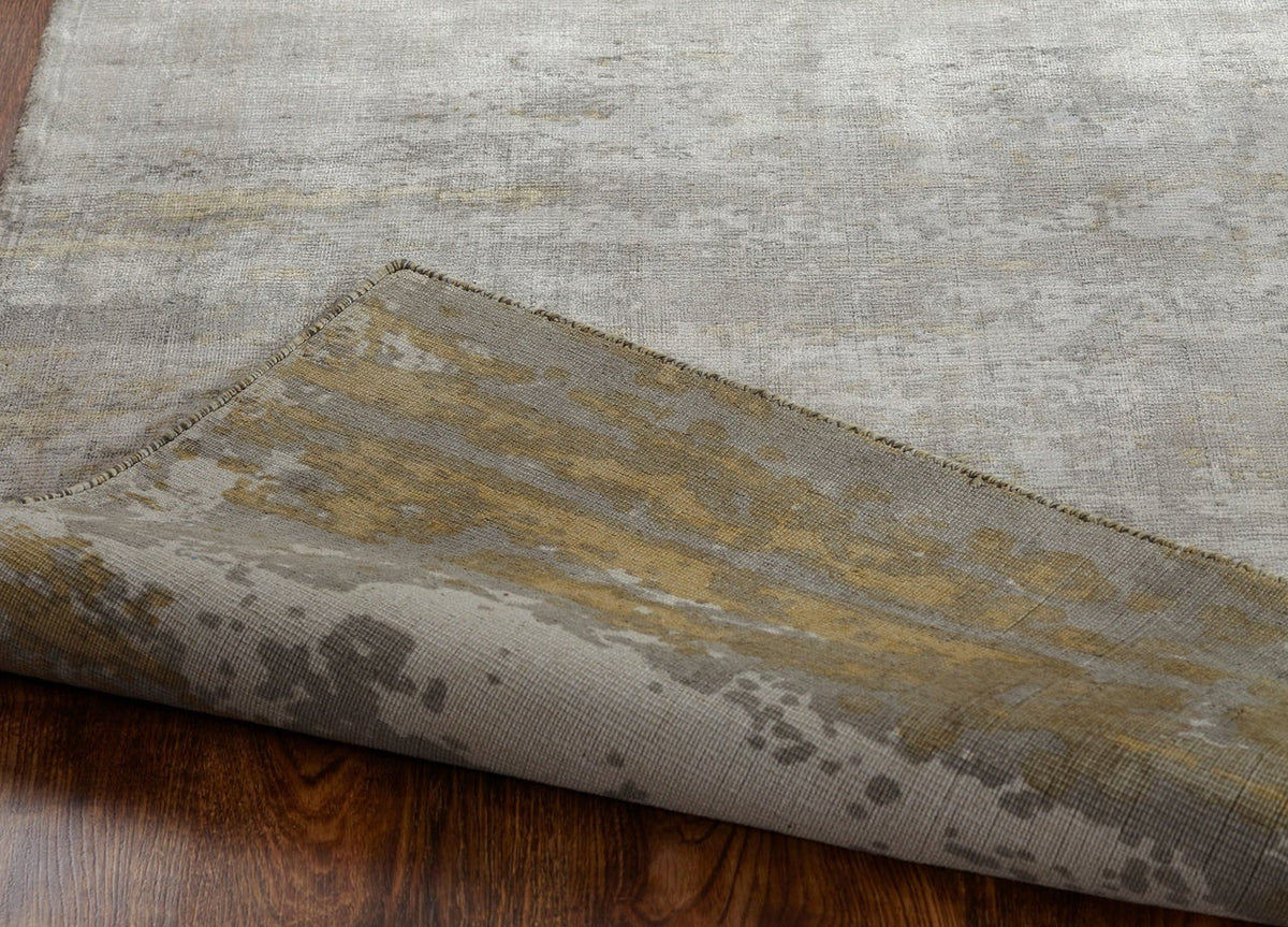 5'6" x 8'6" Modern Hand Loom Silk rug, Rug #RY0601