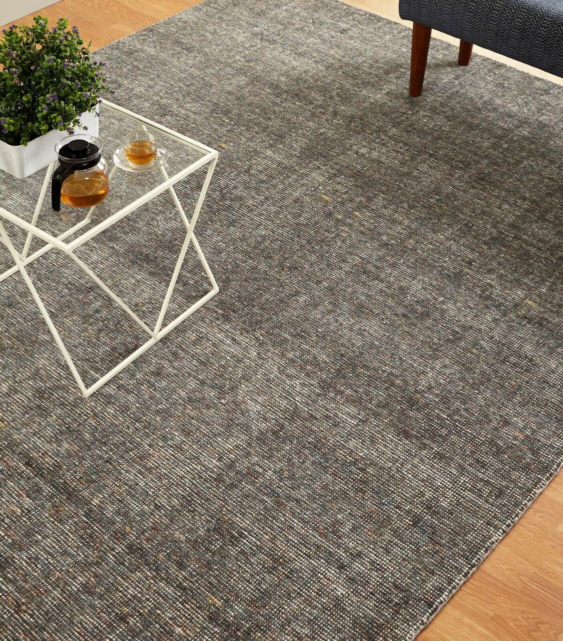 7'6" x 9'6" Transitional Hand Loom Silk rug, Rug #TE6601