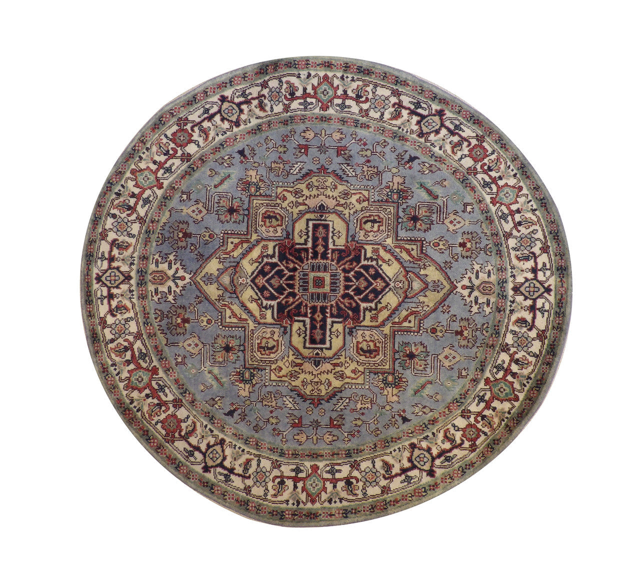 8x8 Tribal Hand-Knotted Wool rug, Rug #101-20325