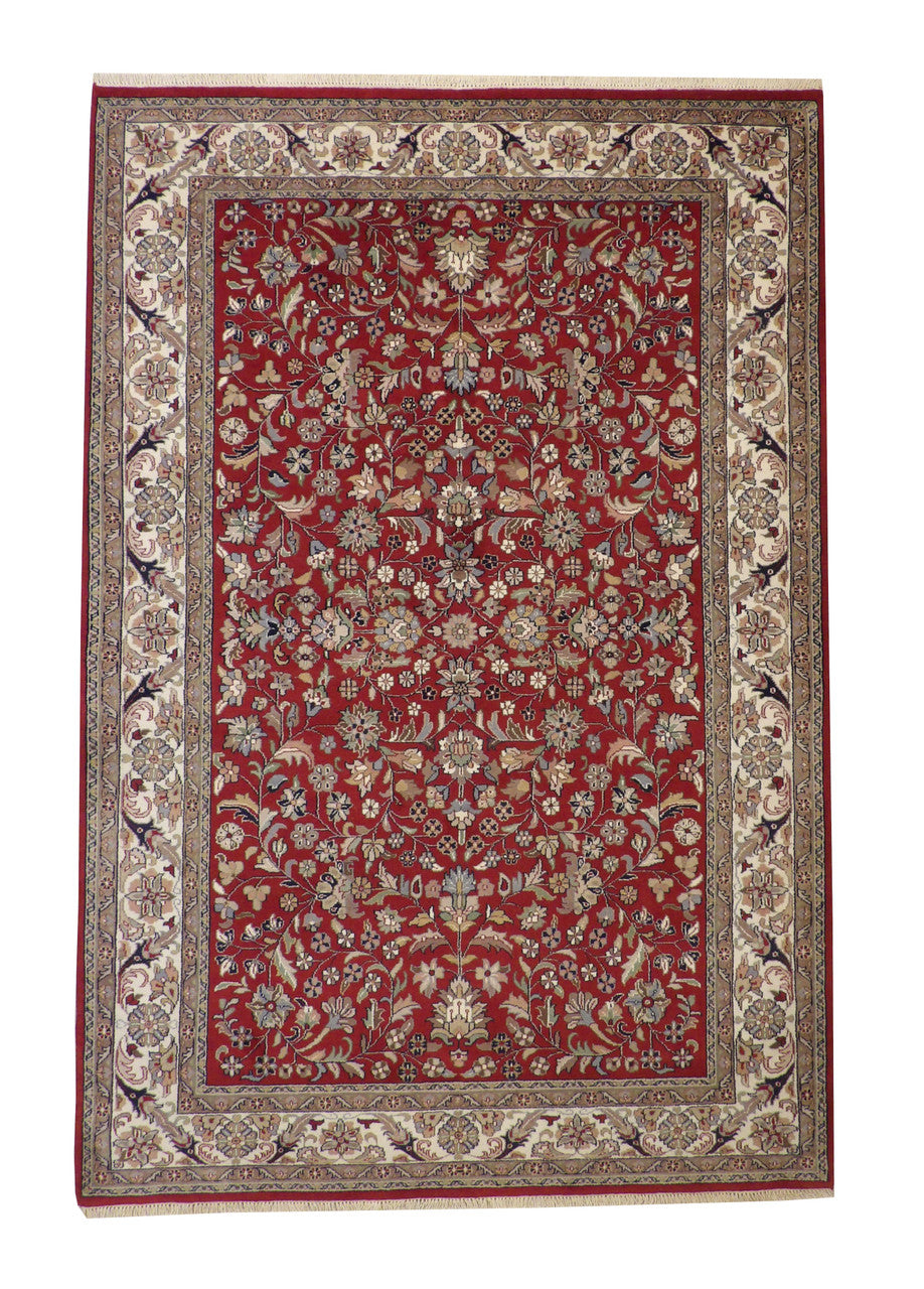 7x10 Traditional Hand-Knotted Wool rug, Rug #101-2240