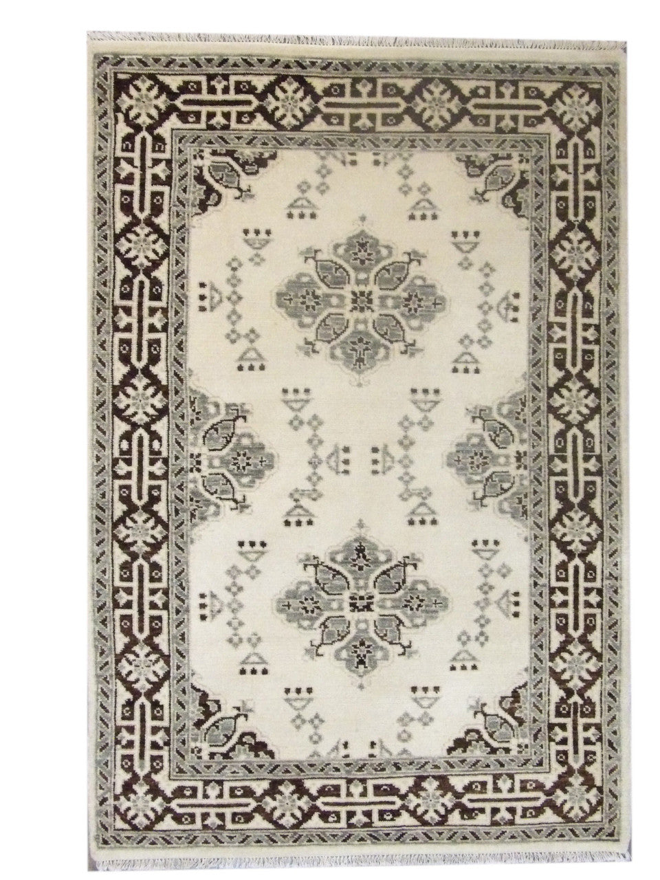 5x8 Tribal Hand-Knotted Wool rug, Rug #101-741