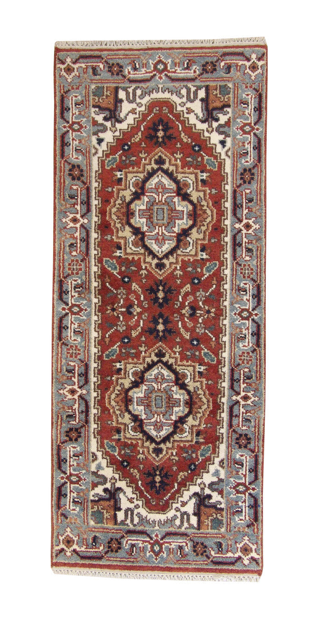 2x6 Tribal Hand-Knotted Wool rug, Rug #101-20303
