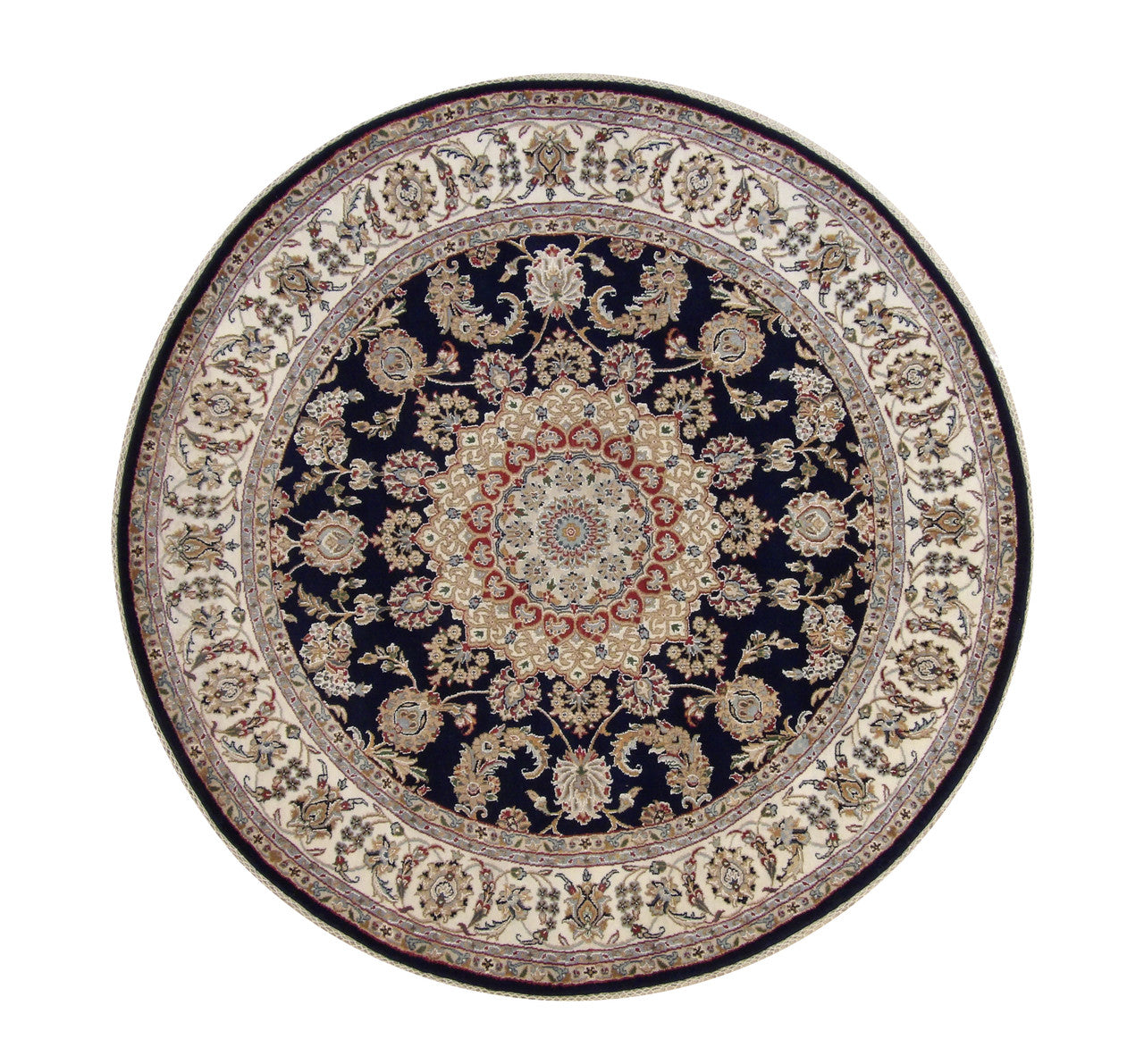 6x6 Traditional Hand-Knotted Wool rug, Rug #101-2344