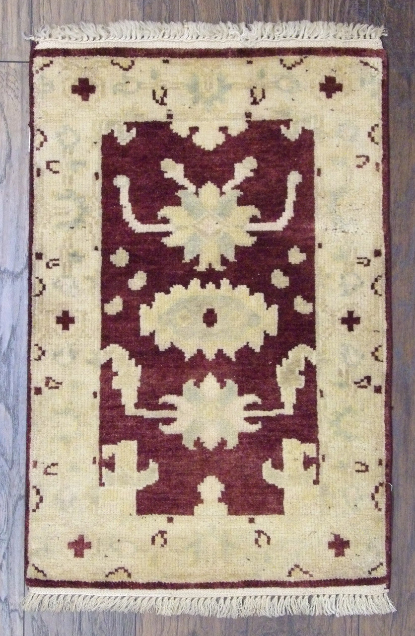 2x3 Oushak Hand-Knotted Wool rug, Rug #101-335