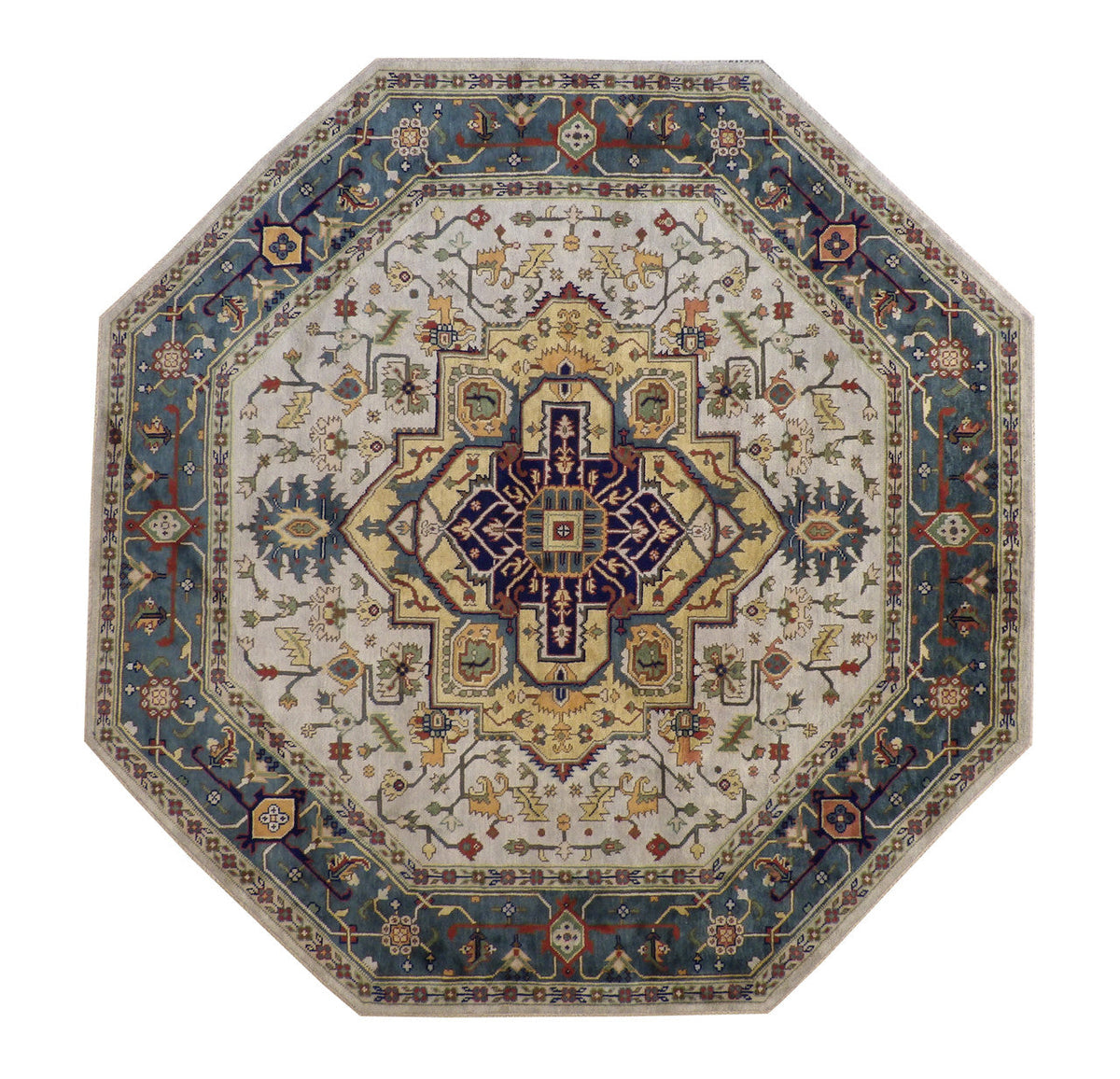 5x5 Tribal Hand-Knotted Wool rug, Rug #101-20324