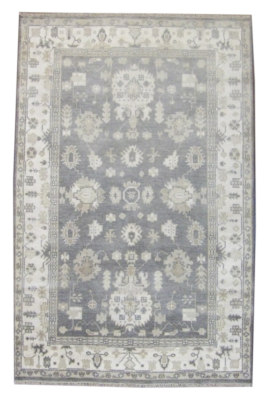 5x8 Oushak Hand-Knotted Wool rug, Rug #101-789