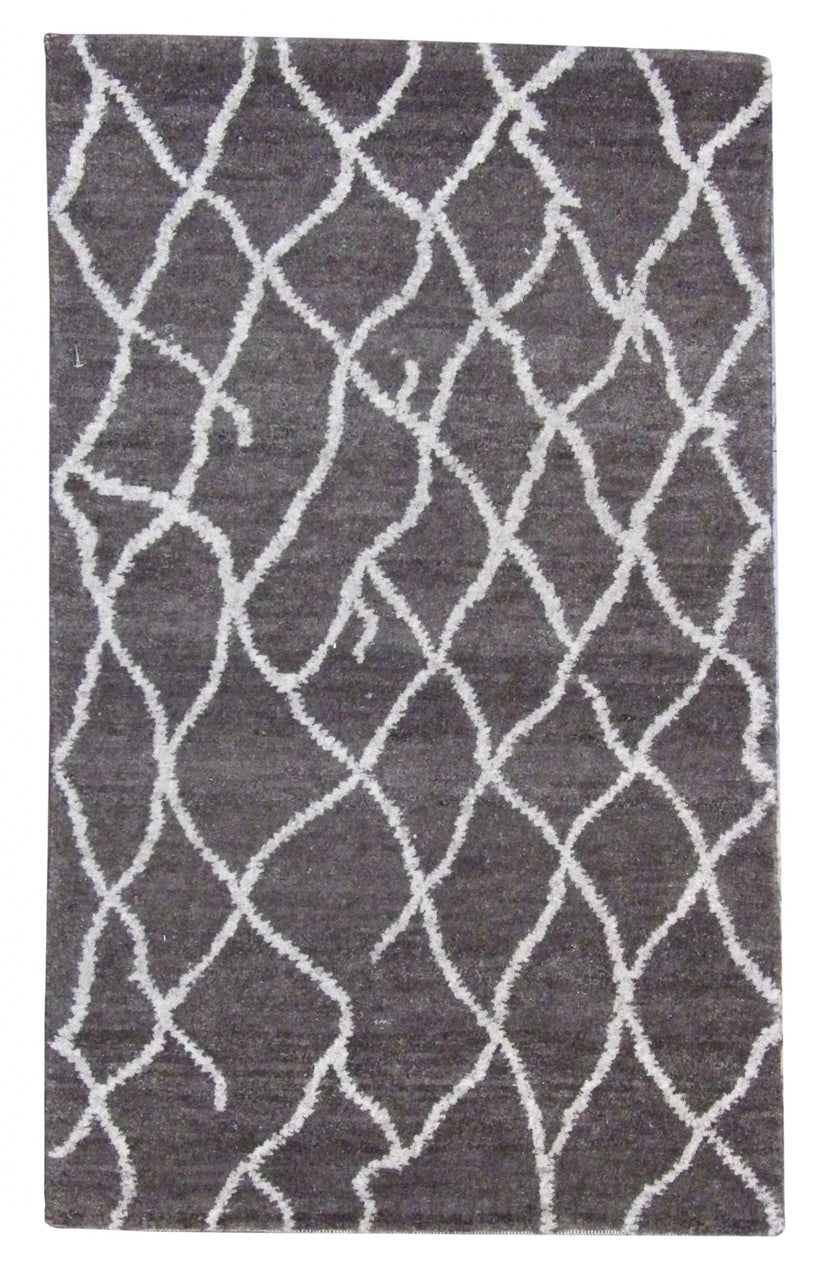 3x5 Moroccan Hand-Knotted Wool rug, Rug #101-169