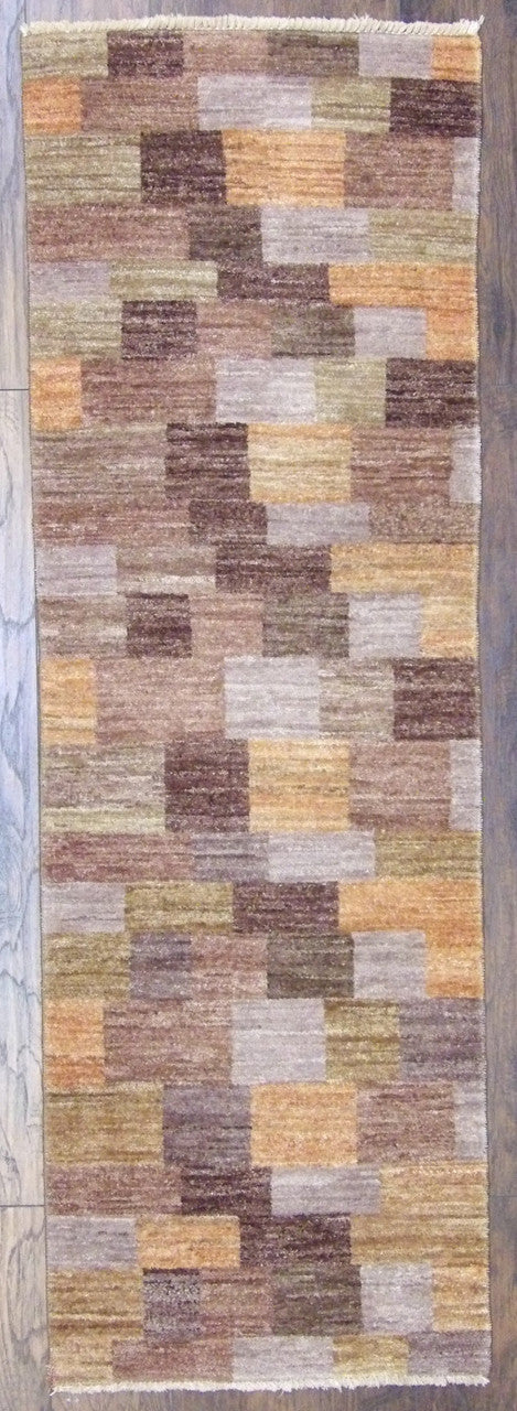 2x8 Tribal Hand-Knotted Wool rug, Rug #101-408