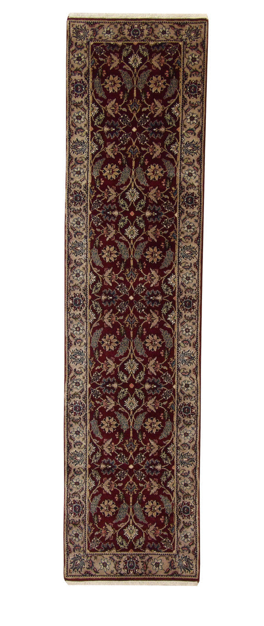 2x9 Traditional Hand-Knotted Wool rug, Rug #101-20028