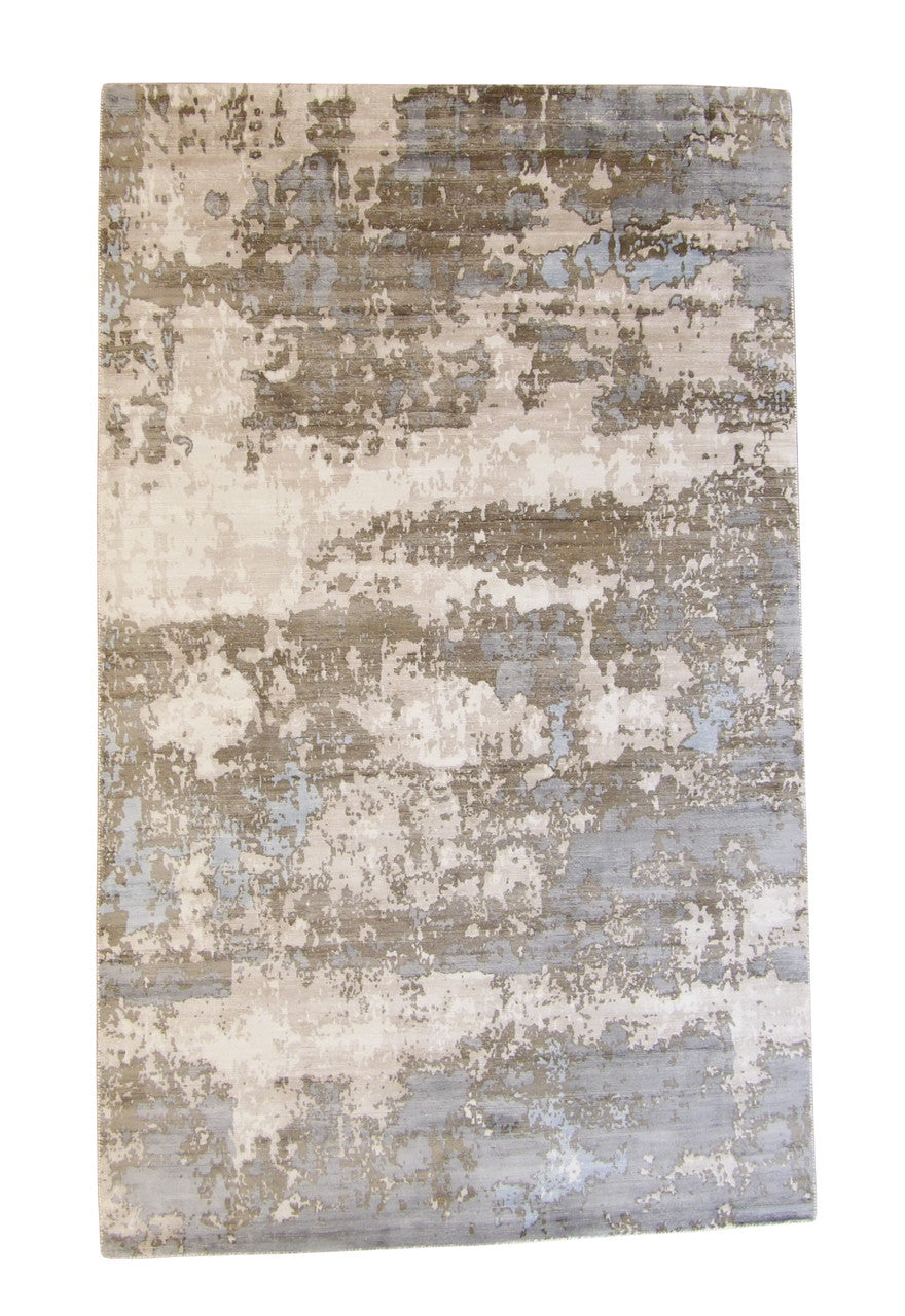 5x8 Modern Hand Loom Silk rug, Rug #101-5131