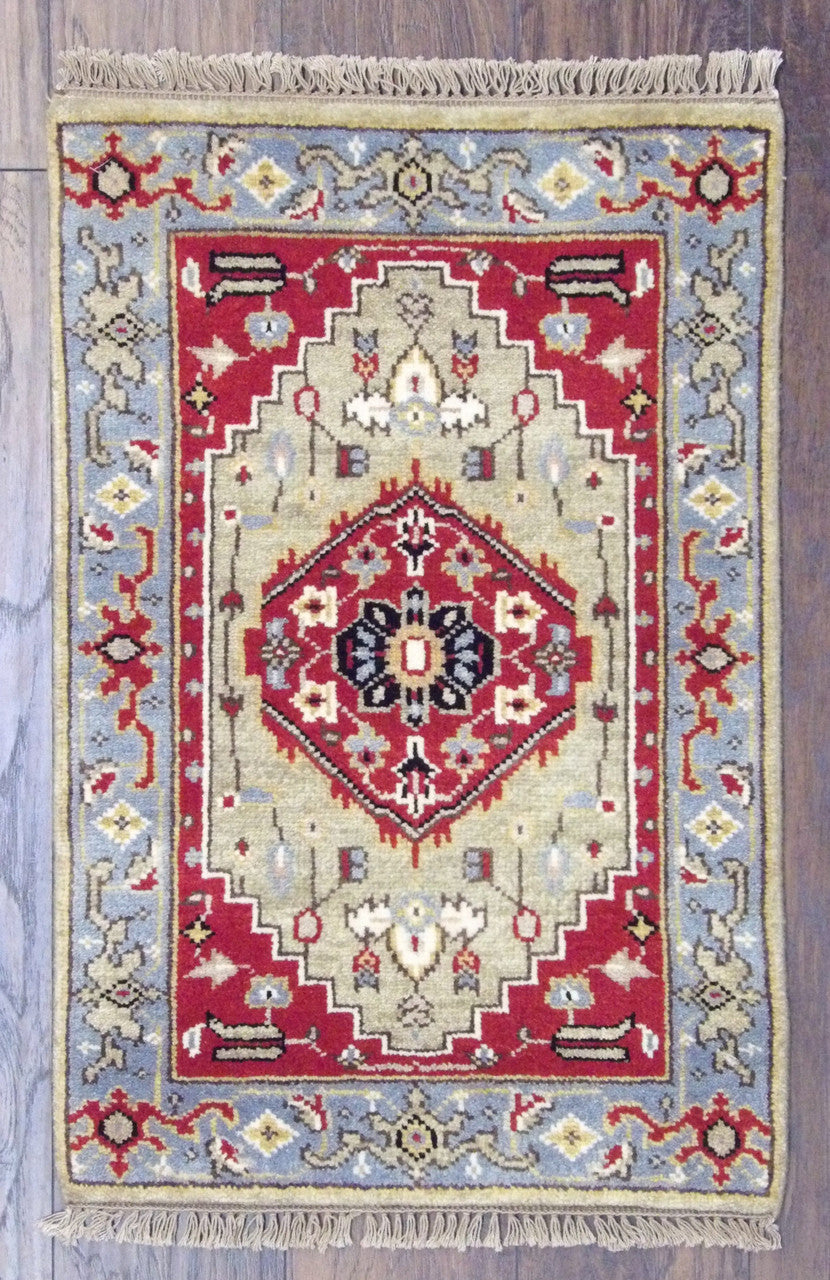 2x3 Tribal Hand-Knotted Wool rug, Rug #101-343