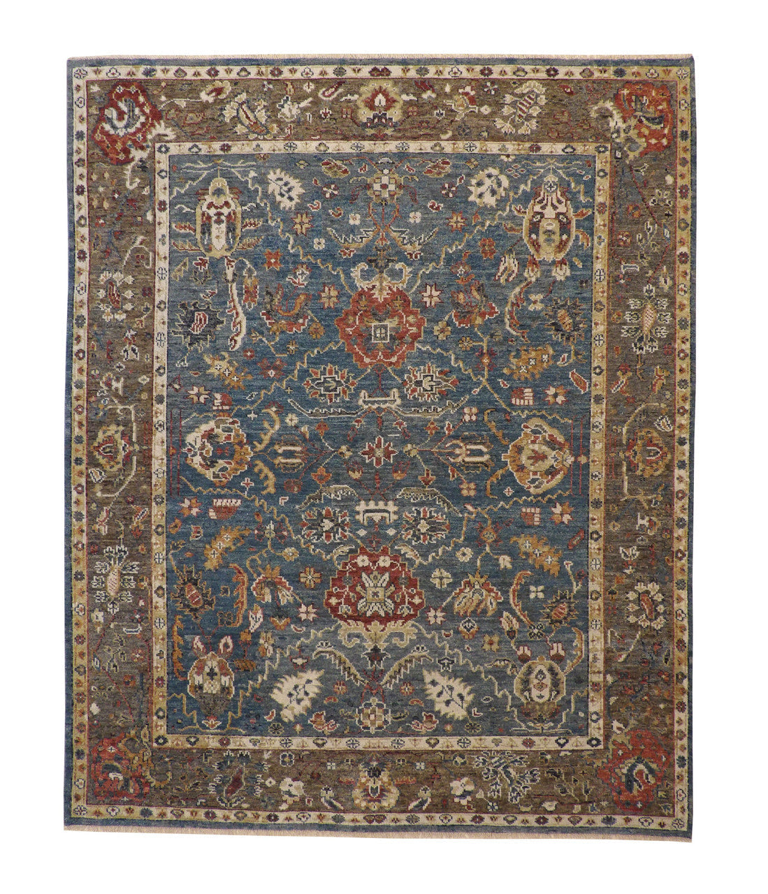 8x10 Oushak Hand-Knotted Wool rug, Rug #101-5045