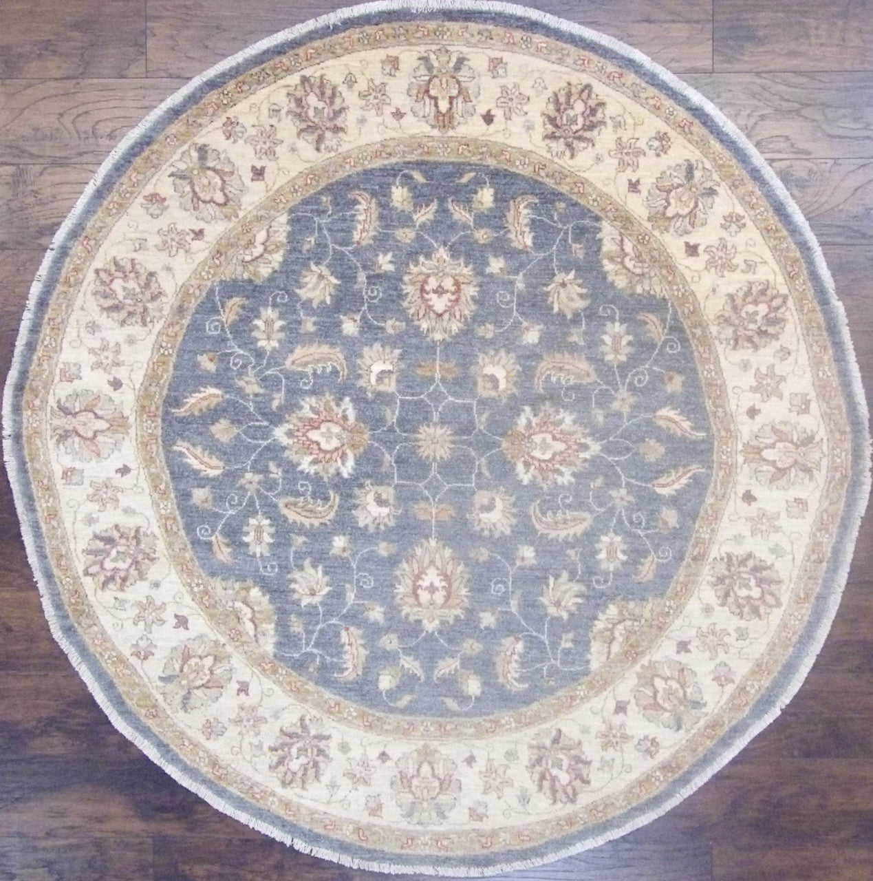 6x6 Oushak Hand-Knotted Wool rug, Rug #101-463