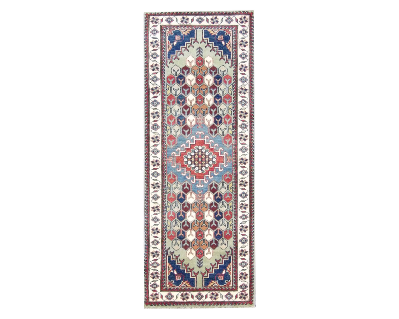 2x6 Tribal Hand-Knotted Wool rug, Rug #101-221