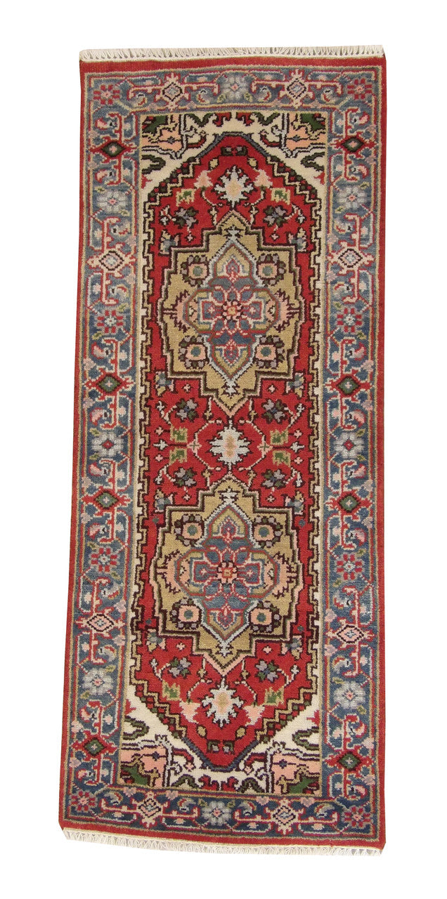 2x6 Tribal Hand-Knotted Wool rug, Rug #101-20304
