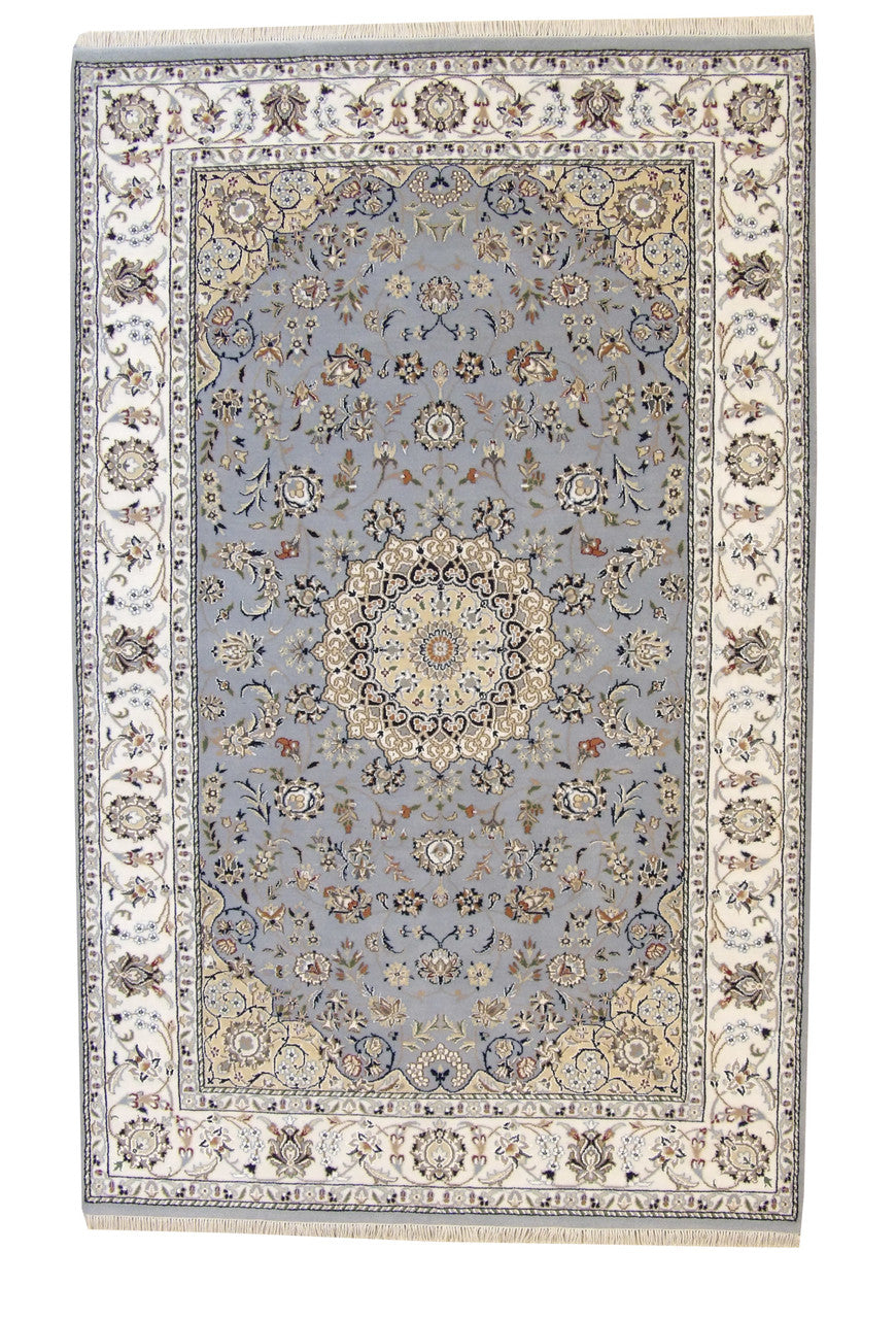 5x8 Traditional Hand-Knotted Silk rug, Rug #101-20240