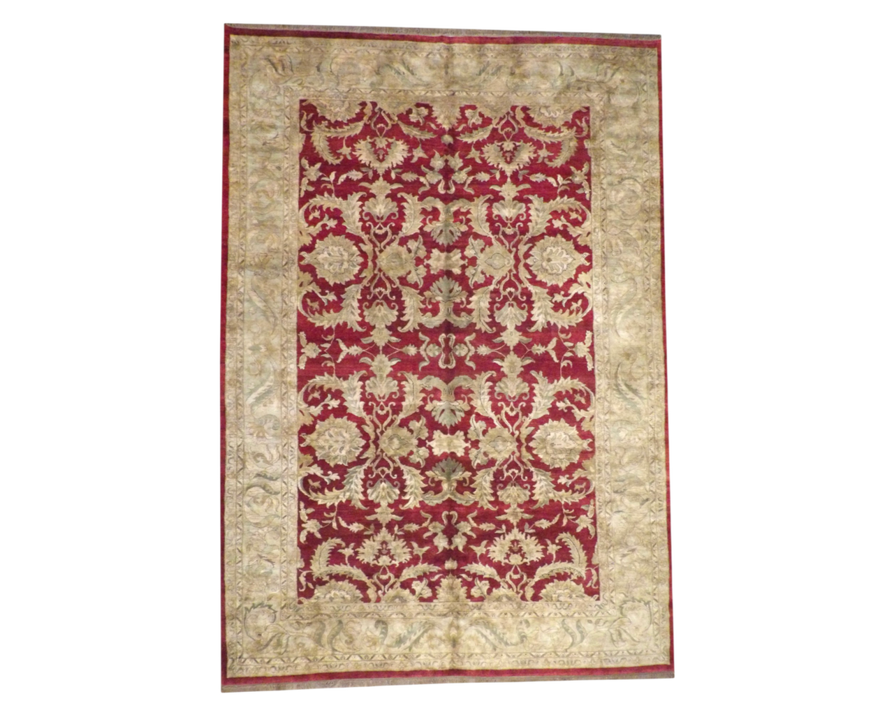 12x18 Antique Hand-Knotted Wool rug, Rug #101-1147