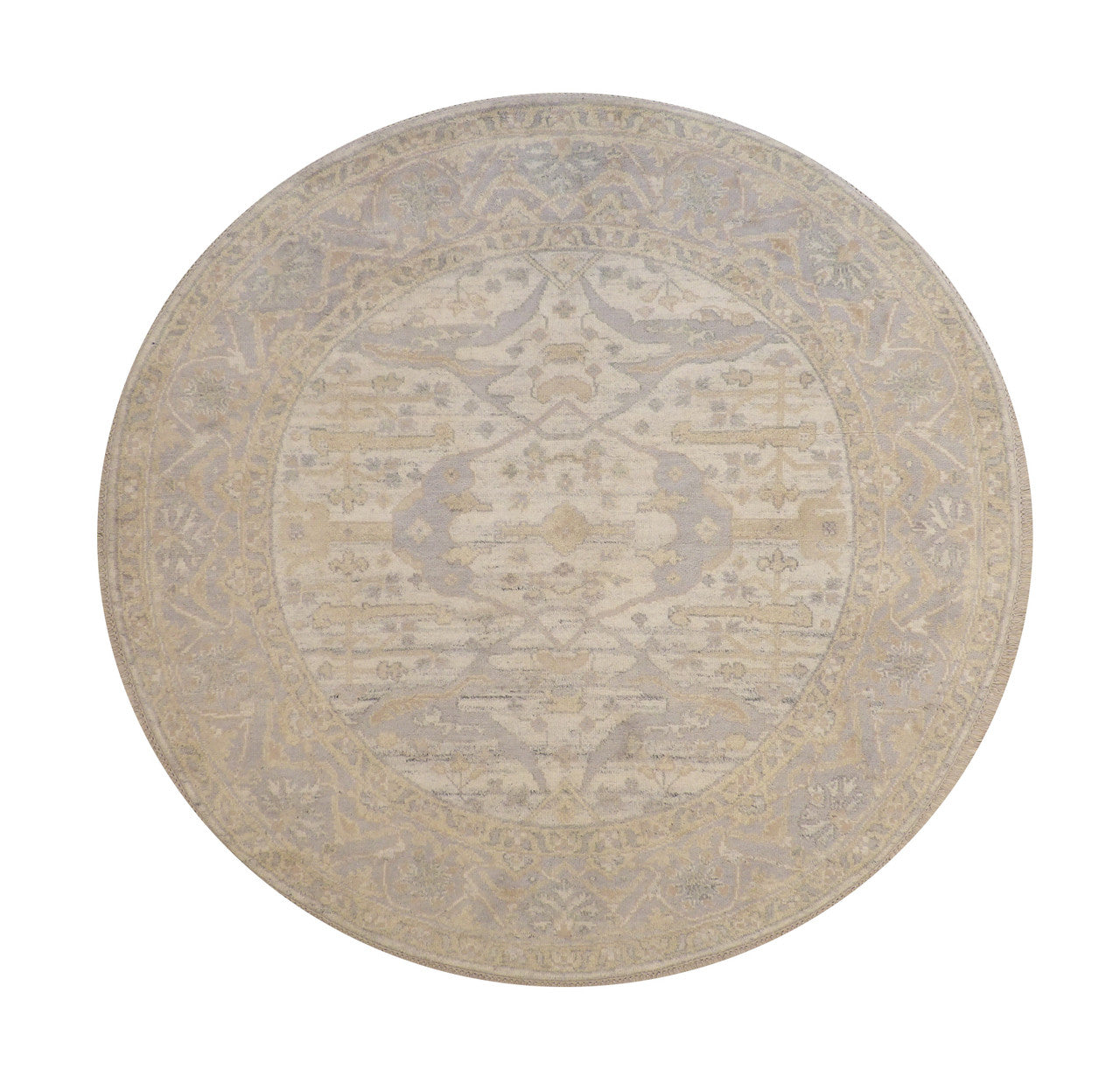 8x8 Oushak Hand-Knotted Wool rug, Rug #101-20338