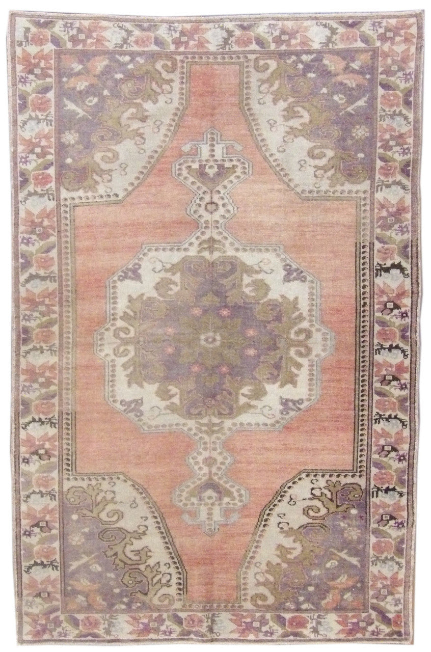 5x8 Oushak Hand-Knotted Wool rug, Rug #101-1039