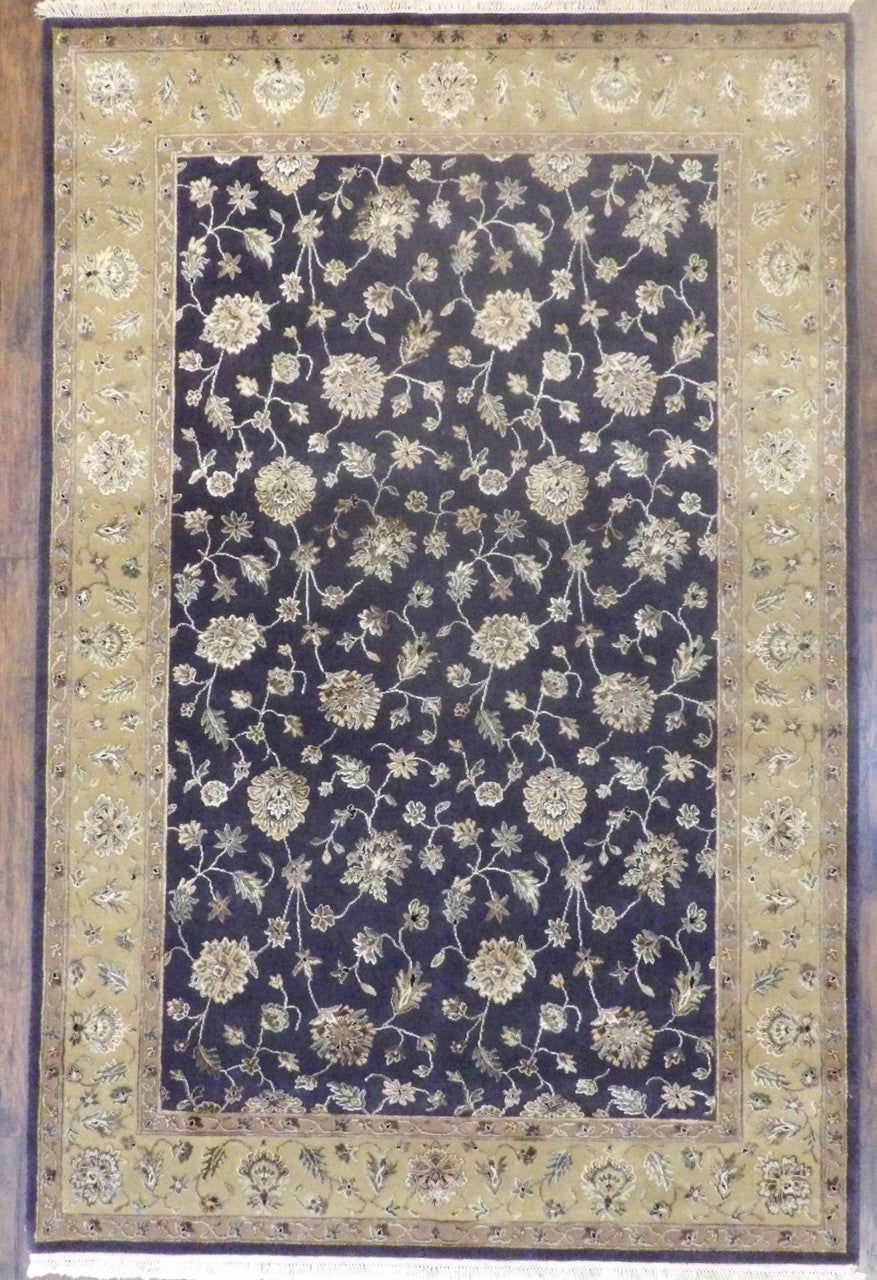 6x9 Traditional Hand-Knotted Silk rug, Rug #101-874
