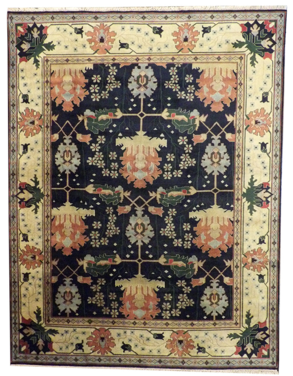 9x12 Traditional Hand-Knotted Wool rug, Rug #101-257
