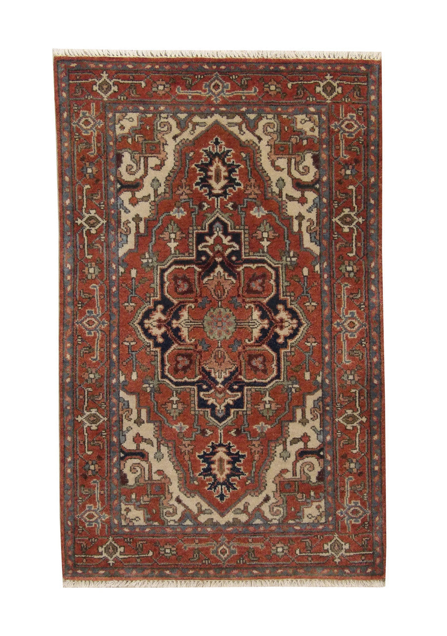 3x5 Tribal Hand-Knotted Wool rug, Rug #101-20079