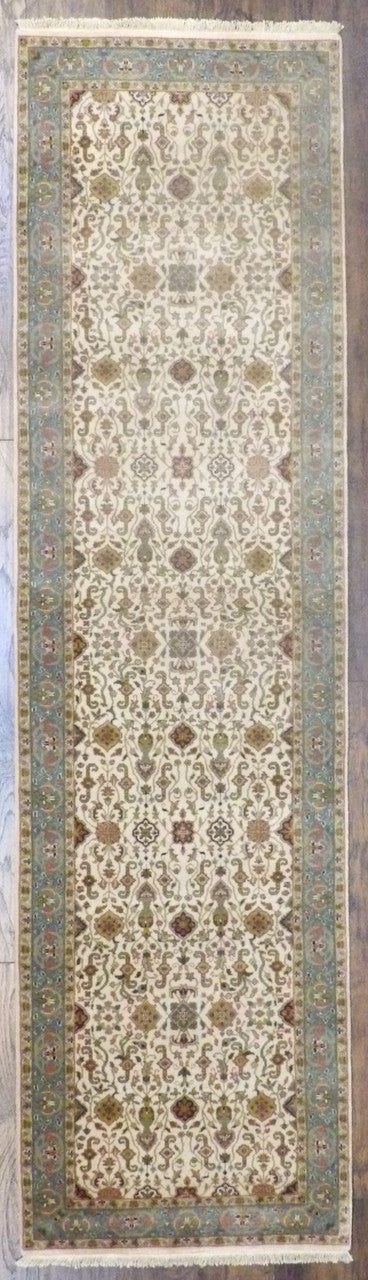 2x10 Traditional Hand-Knotted Wool rug, Rug #101-11254